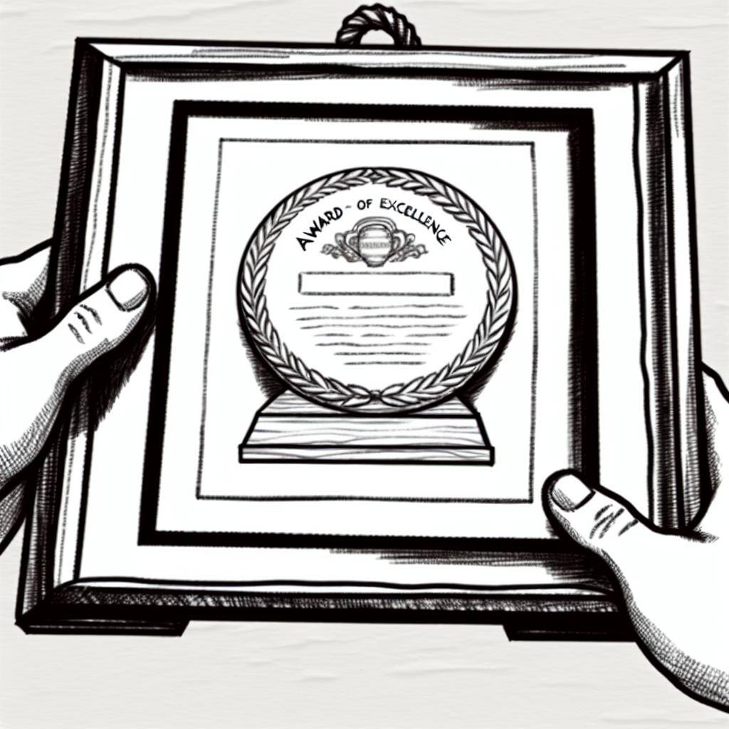 award presentation plaque gif