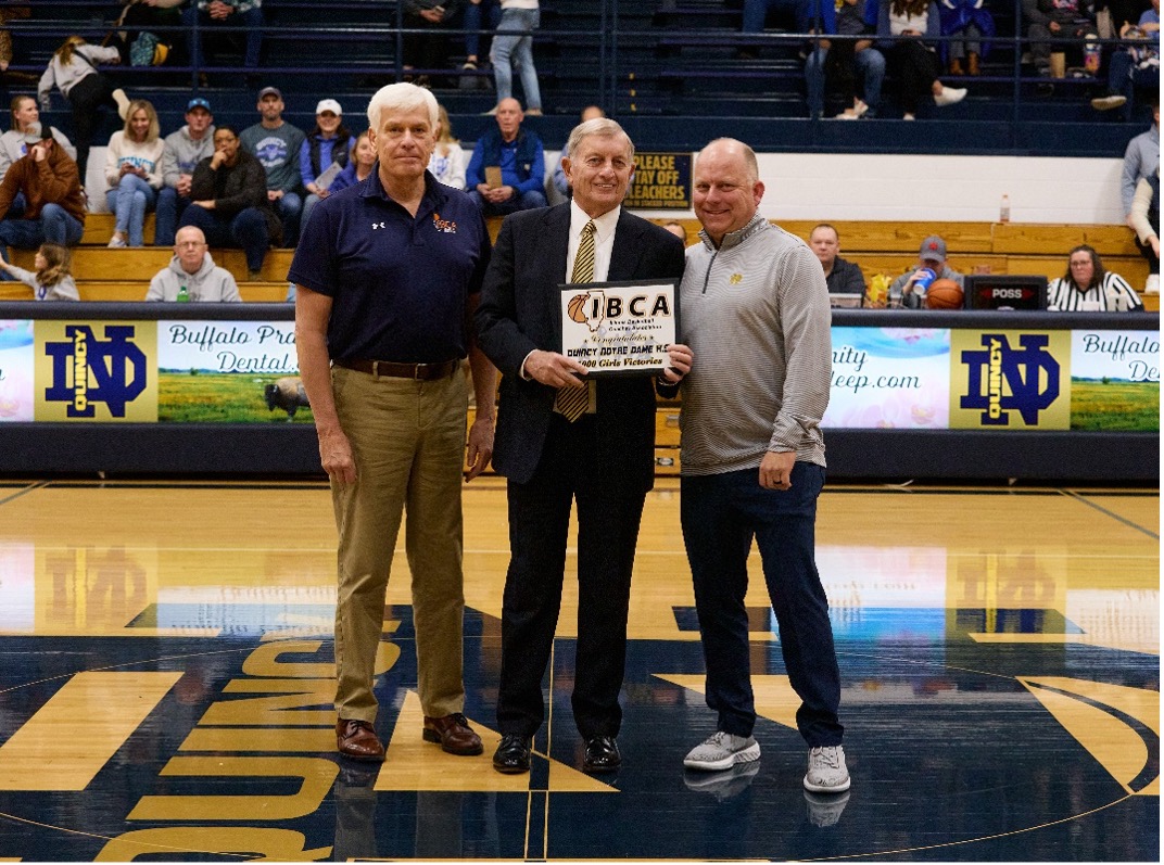 Quincy Notre Dame Girls Win #1000